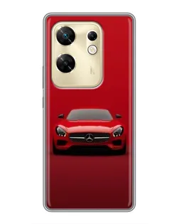Чехол для Infinix Zero 30 с картинкой «Красный Mercedes AMG»