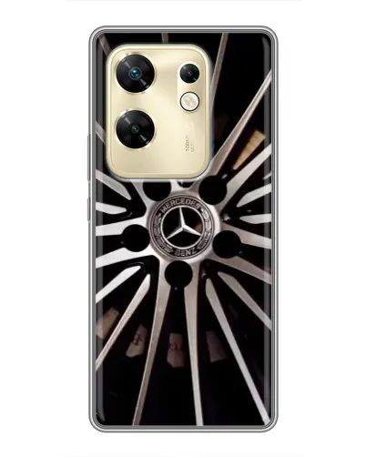 Чехол для Infinix Zero 30 с картинкой «Диск Mercedes»