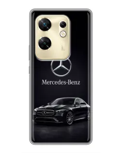 Чехол для Infinix Zero 30 с картинкой «Mercedes — решетка радиатора»