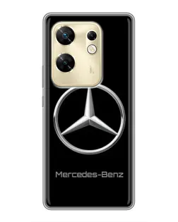 Чехол для Infinix Zero 30 с картинкой «Mercedes Silver Logo»