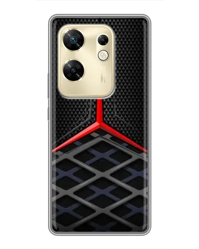 Чехол для Infinix Zero 30 с картинкой «Mercedes Carbon Grid»
