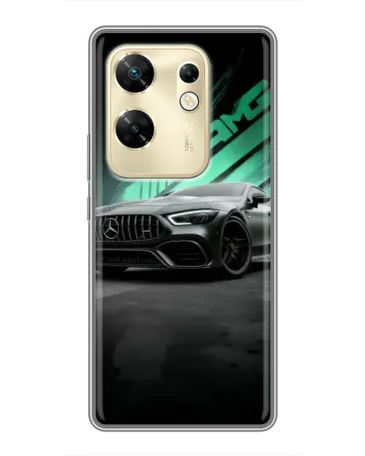 Чехол для Infinix Zero 30 с картинкой «Темный Mercedes AMG»