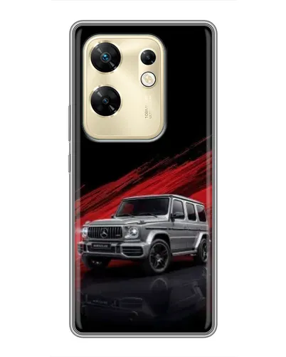 Чехол для Infinix Zero 30 с картинкой «Mercedes G-Class красный»