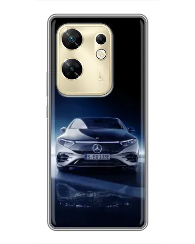 Чехол для Infinix Zero 30 с картинкой «Ночной Mercedes EQ»