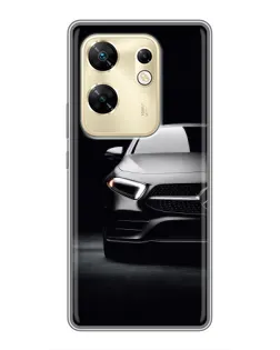 Чехол для Infinix Zero 30 с картинкой «Свет фар Mercedes»