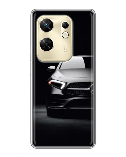 Чехол для Infinix Zero 30 с картинкой «Свет фар Mercedes»