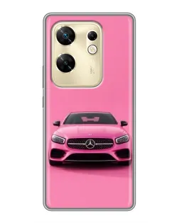 Чохол для Infinix Zero 30 з картинкою «Рожевий Mercedes AMG»