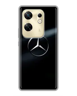 Чохол для Infinix Zero 30 з картинкою «Mercedes на металі»