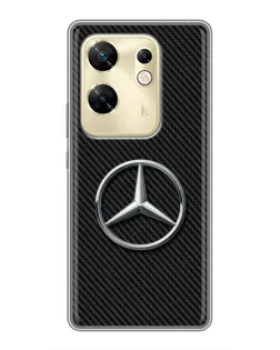 Чохол для Infinix Zero 30 з картинкою «Карбоновий Mercedes стиль»