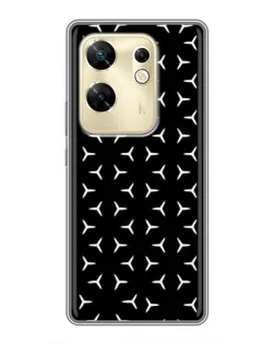 Чохол для Infinix Zero 30 з картинкою «Mercedes паттерн зірок»