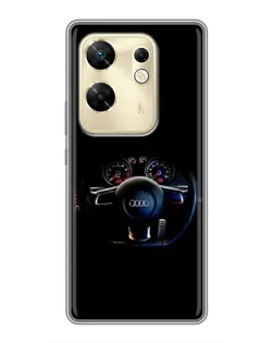 Чехол для Infinix Zero 30 с картинкой «Салон Audi — руль» Чехол для Infinix Zero 30 с картинкой «Салон Audi — руль»