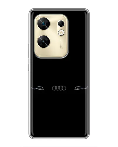Чехол для Infinix Zero 30 с картинкой «Audi — световой подпись»