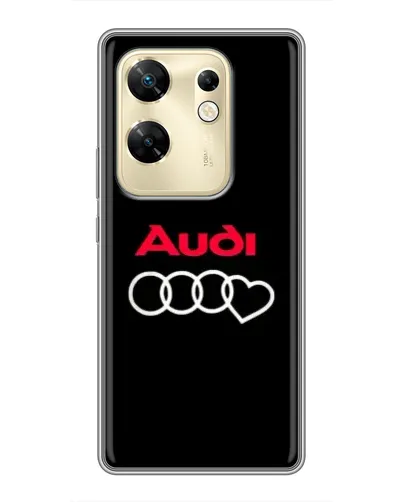 Чехол для Infinix Zero 30 с картинкой «Логотип Audi Heart»
