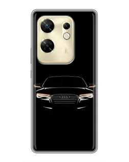 Чехол для Infinix Zero 30 с картинкой «Audi — ночной контур»