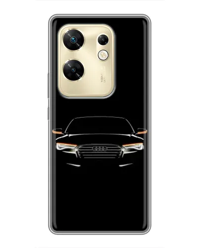 Чехол для Infinix Zero 30 с картинкой «Audi — ночной контур»