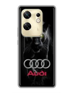 Чехол для Infinix Zero 30 с картинкой «Пантера и Audi»