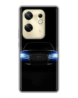 Чехол для Infinix Zero 30 с картинкой «Audi в неоне»