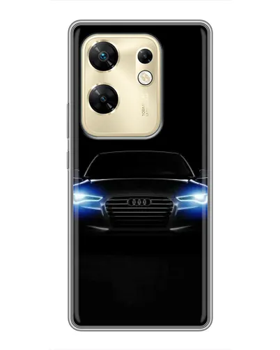 Чехол для Infinix Zero 30 с картинкой «Audi в неоне»