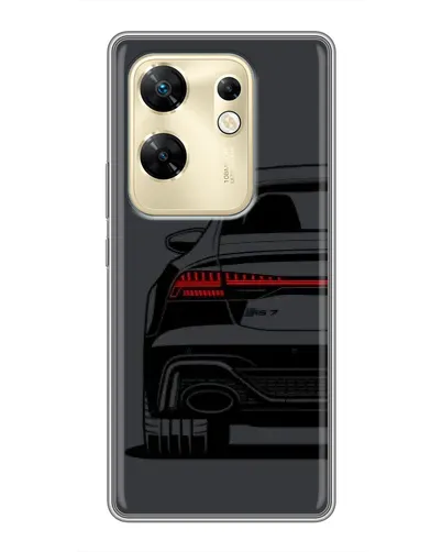Чехол для Infinix Zero 30 с картинкой «Задняя часть Audi — арт»