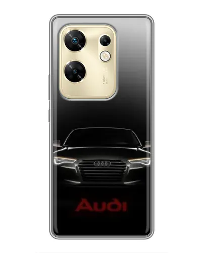 Чехол для Infinix Zero 30 с картинкой «Audi — градиентный контур»