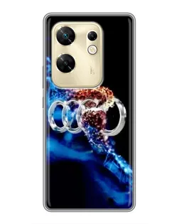Чехол для Infinix Zero 30 с картинкой «Энергия лого Audi»