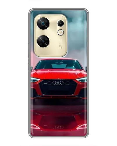 Чехол для Infinix Zero 30 с картинкой «Audi RS — красный стиль»