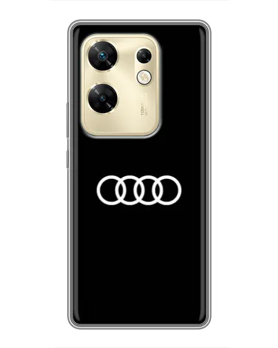Чехол для Infinix Zero 30 с картинкой «Audi White Logo»