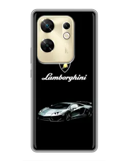 Чехол для Infinix Zero 30 с картинкой «Логотип Lamborghini классика»