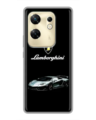 Чехол для Infinix Zero 30 с картинкой «Логотип Lamborghini классика»