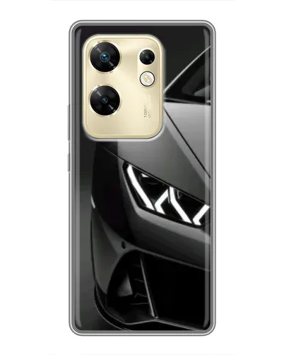 Чехол для Infinix Zero 30 с картинкой «Lamborghini фары детализация»