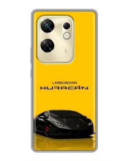Чехол для Infinix Zero 30 с картинкой «Lamborghini Huracan черный»