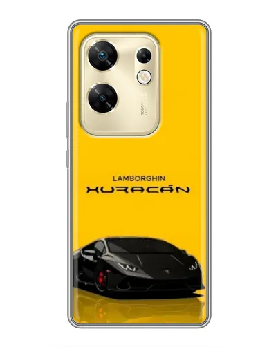 Чехол для Infinix Zero 30 с картинкой «Lamborghini Huracan черный»