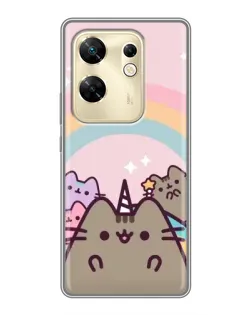 Чохол для Infinix Zero 30 з картинкою «Єдиноріг Pusheen»