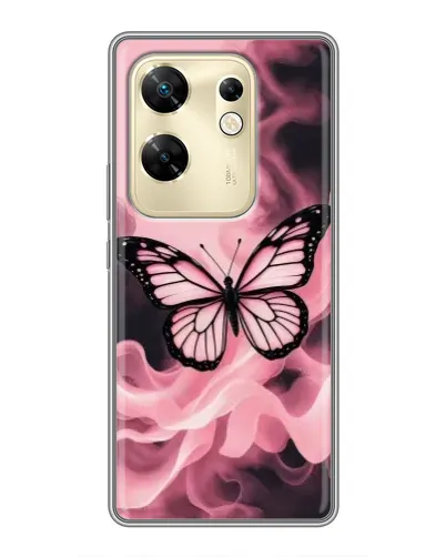 Чохол для Infinix Zero 30 з картинкою «Метелик у диму» Чохол для Infinix Zero 30 з картинкою «Метелик у диму»