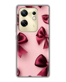 Чохол для Infinix Zero 30 з картинкою «Бордовий атлас»