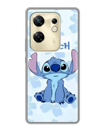 Чохол для Infinix Zero 30 з картинкою «Stitch серед квітів»