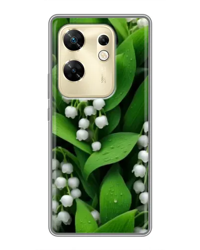 Чохол для Infinix Zero 30 з картинкою «Конвалії в зелені»