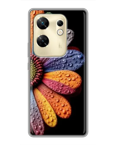 Чохол для Infinix Zero 30 з картинкою «Райдужна квітка»