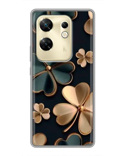 Чохол для Infinix Zero 30 з картинкою «Конюшина в золоті»