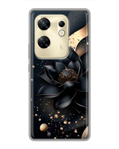 Чохол для Infinix Zero 30 з картинкою «Чорний лотос»