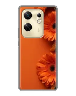 Чохол для Infinix Zero 30 з картинкою «Помаранчеві гербери»