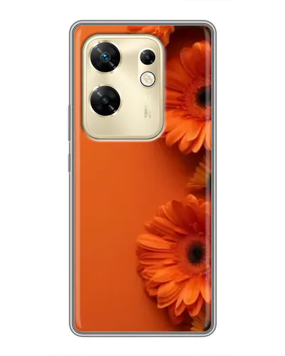 Чохол для Infinix Zero 30 з картинкою «Помаранчеві гербери»
