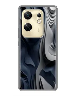 Чохол для Infinix Zero 30 з картинкою «Об'ємні сині складки» Чохол для Infinix Zero 30 з картинкою «Об'ємні сині складки»