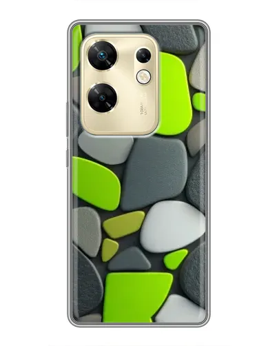 Чохол для Infinix Zero 30 з картинкою «Яскрава неонова галька»