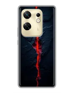 Чохол для Infinix Zero 30 з картинкою «Червона лавова тріщина»