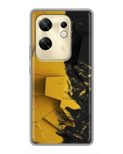 Чохол для Infinix Zero 30 з картинкою «Золоті уламки геометрії»