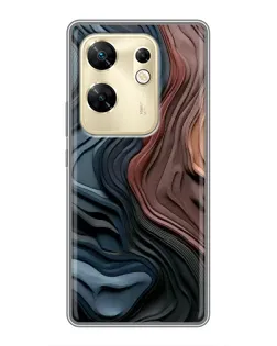 Чохол для Infinix Zero 30 з картинкою «Кольорові хвилі каньйону»