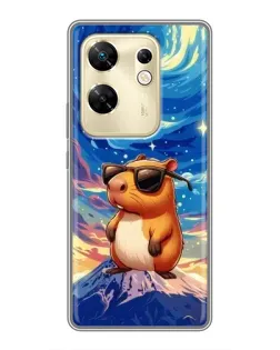 Чехол для Infinix Zero 30 с картинкой «Капибара Ван Гога»