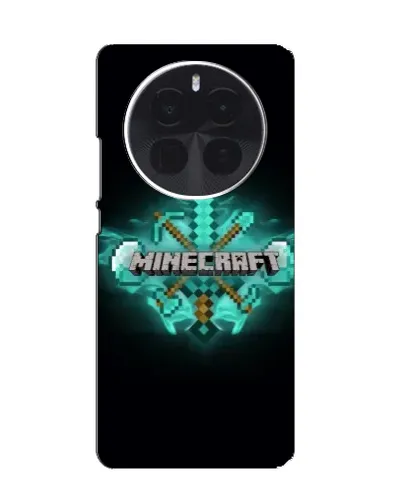 Чохол для Infinix Zero 40 5G з картинкою «Minecraft Diamond лого»