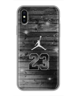 Чохол для iPhone X з картинкою «Jordan Carbon 23»